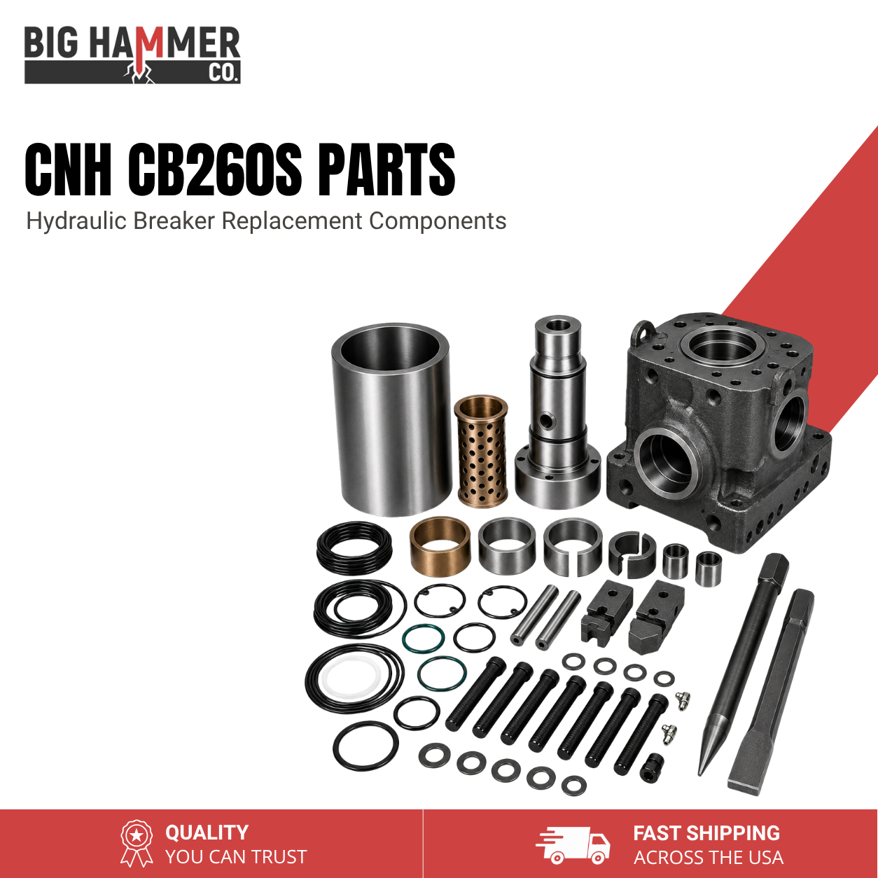 All Parts for CNH CB260S Hydraulic Breaker