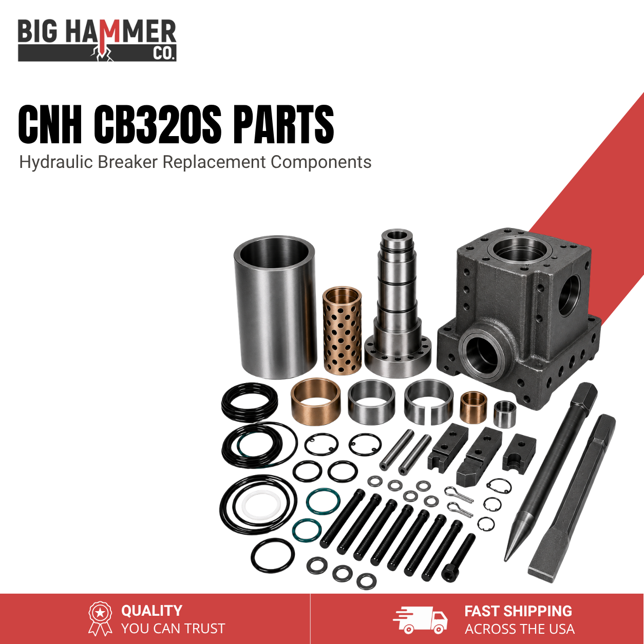 All Parts for CNH CB320S Hydraulic Breaker