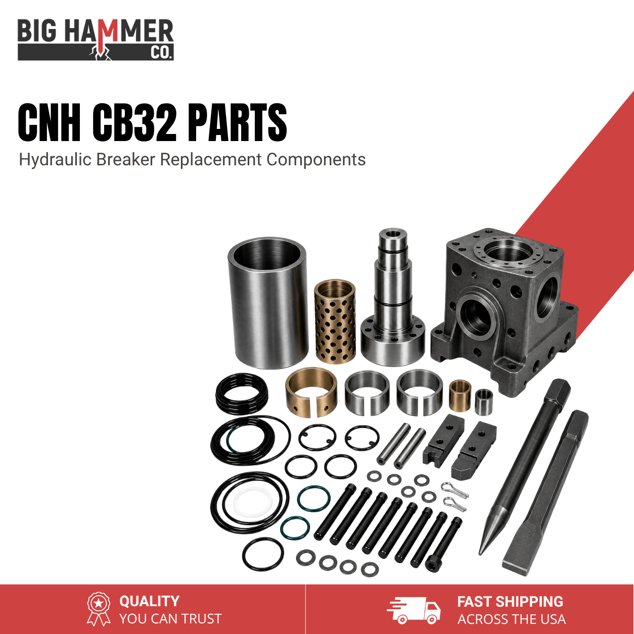 All Parts for CNH CB32 Hydraulic Breaker