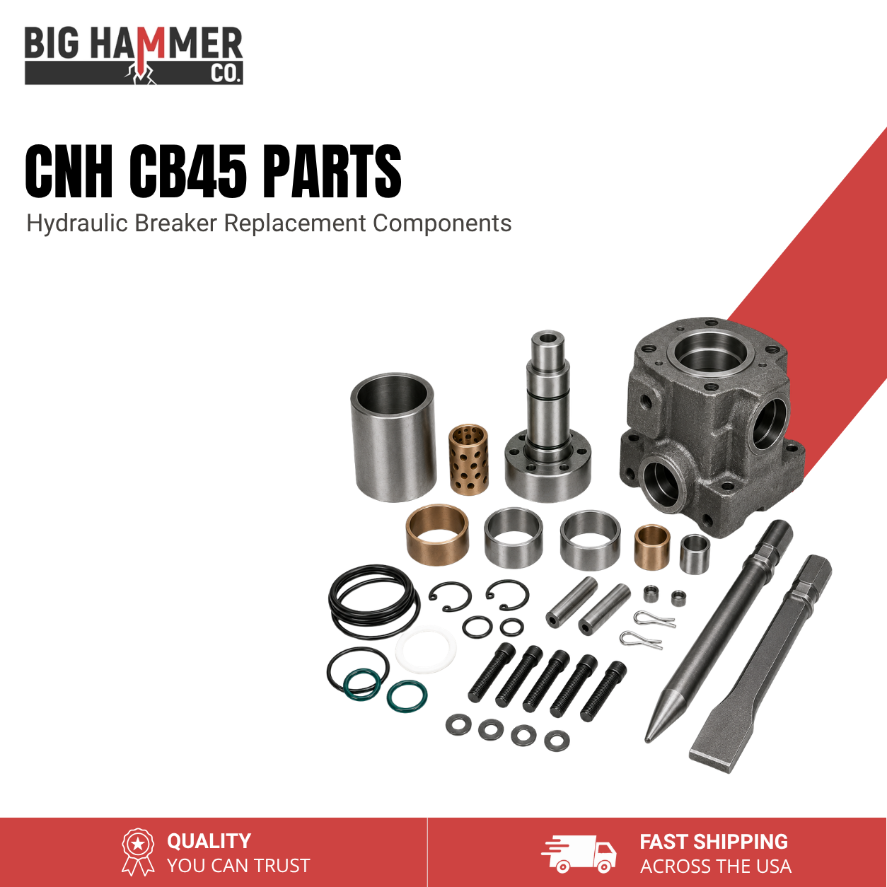 All Parts for CNH CB45 Hydraulic Breaker
