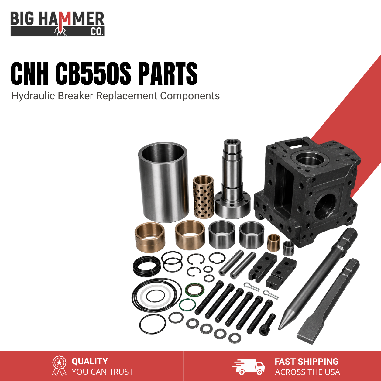 All Parts for CNH CB550S Hydraulic Breaker