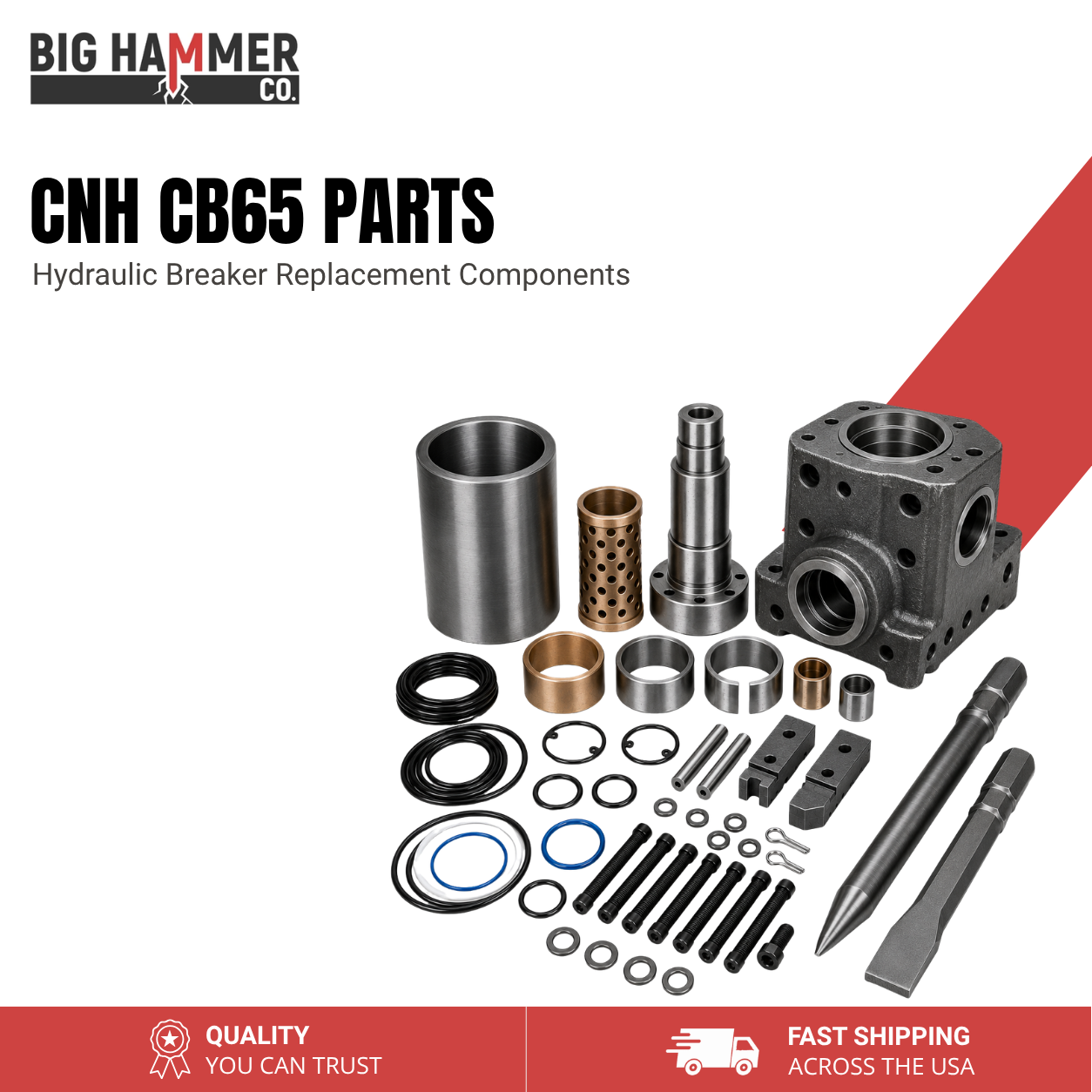 All Parts for CNH CB65 Hydraulic Breaker