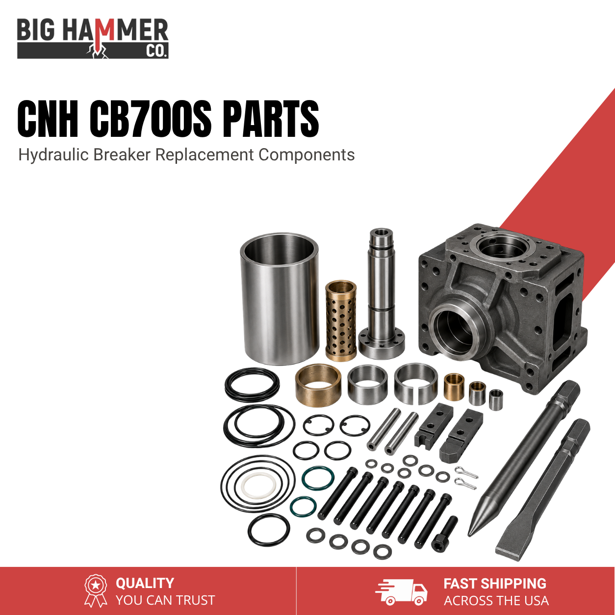 All Parts for CNH CB700S Hydraulic Breaker