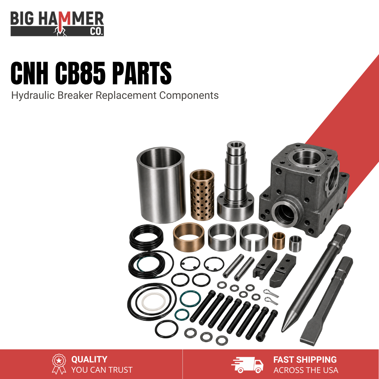 All Parts for CNH CB85 Hydraulic Breaker