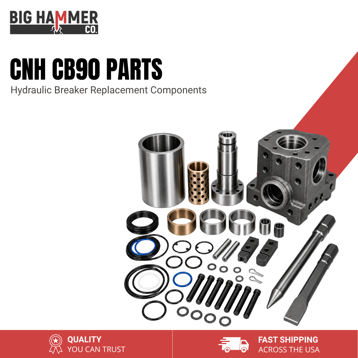 All Parts for CNH CB90 Hydraulic Breaker