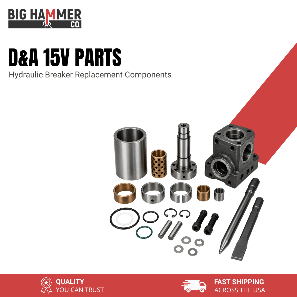 All Parts for D&A 15V Hydraulic Breaker