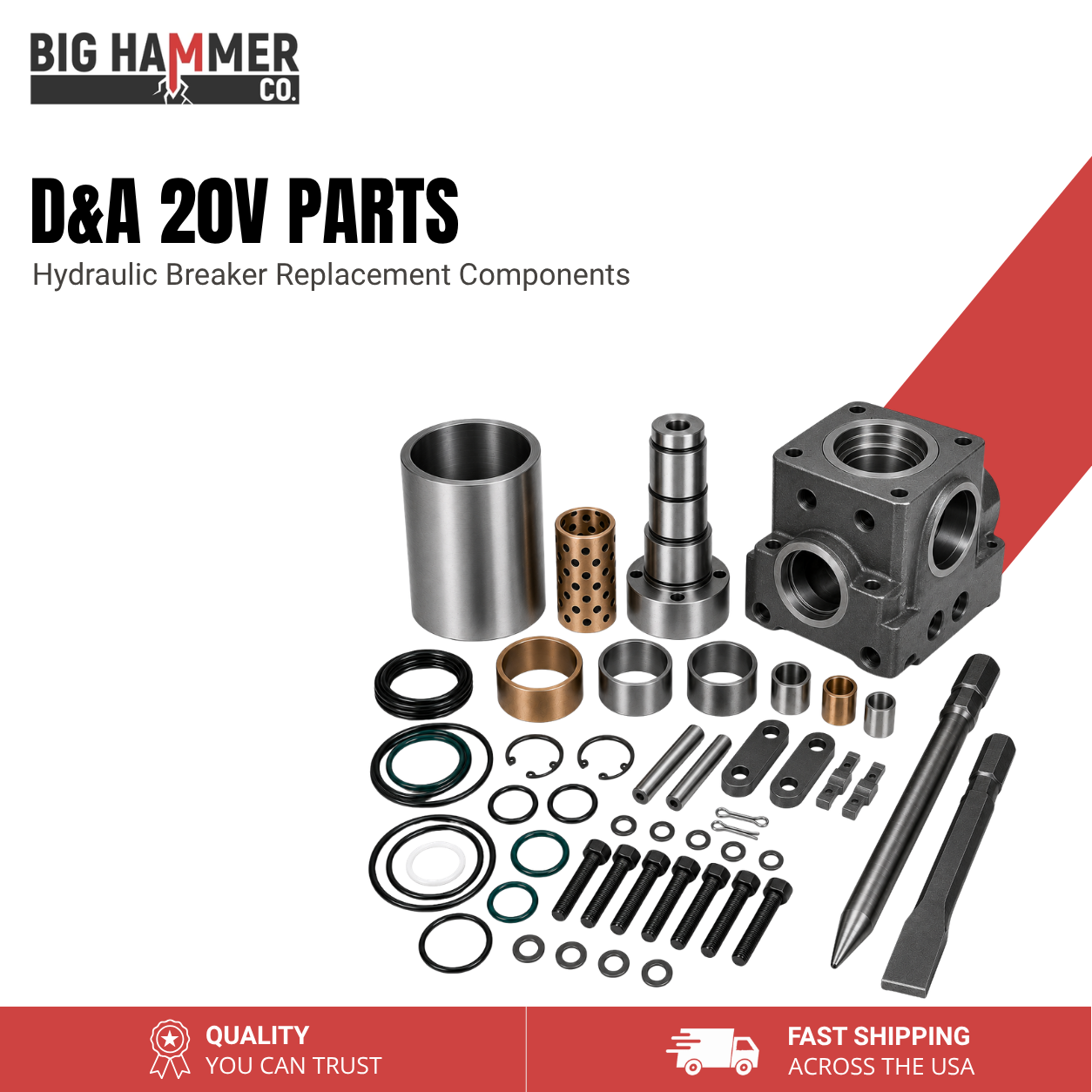 All Parts for D&A 20V Hydraulic Breaker