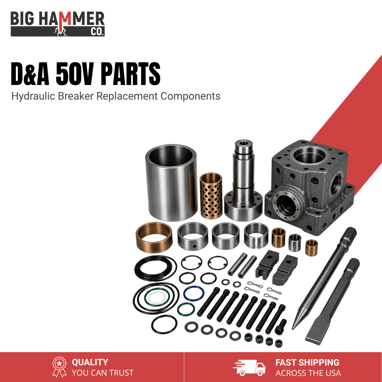 All Parts for D&A 50V Hydraulic Breaker
