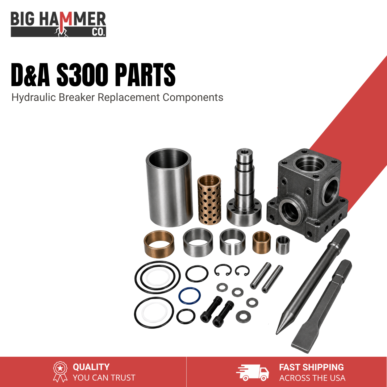 All Parts for D&A S300 Hydraulic Breaker