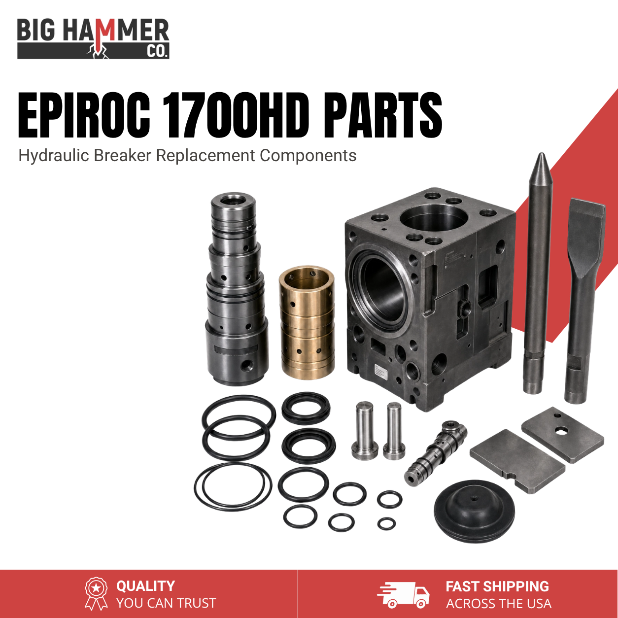 All Parts for Epiroc 1700HD Hydraulic Breaker
