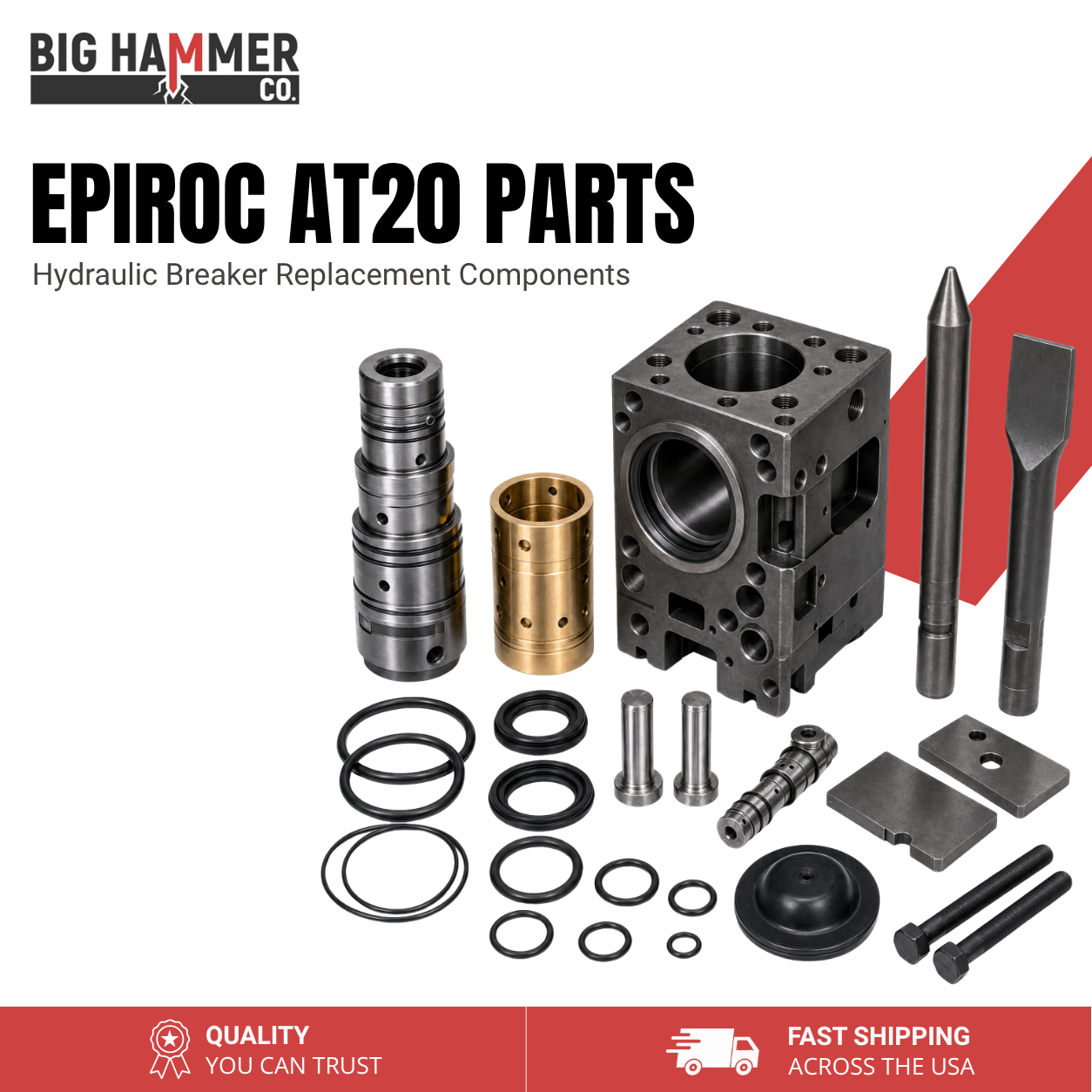 All Parts for Epiroc AT20 Hydraulic Breaker