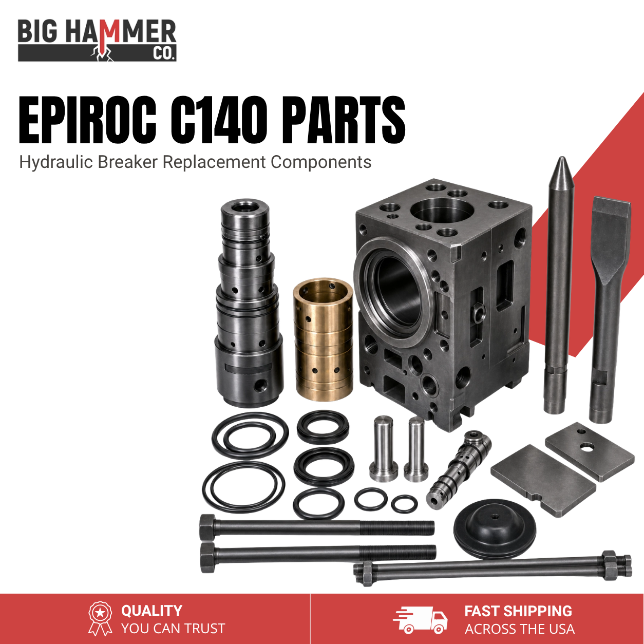 All Parts for Epiroc C140 Hydraulic Breaker