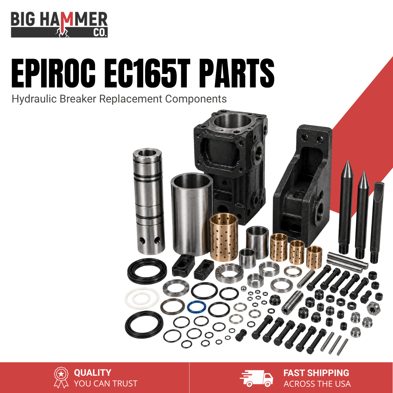 All Parts for Epiroc EC165 Hydraulic Breaker
