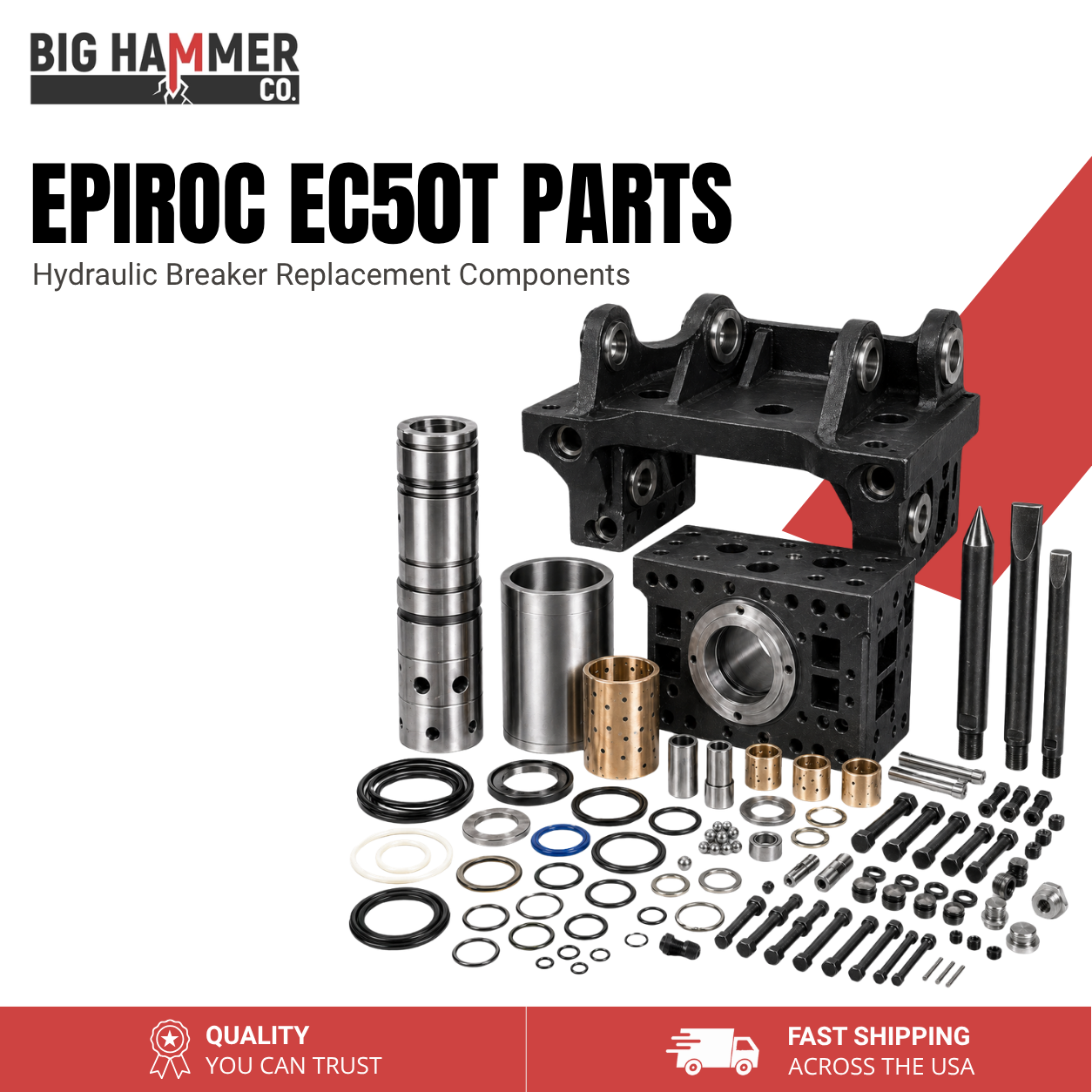 All Parts for Epiroc EC50 Hydraulic Breaker