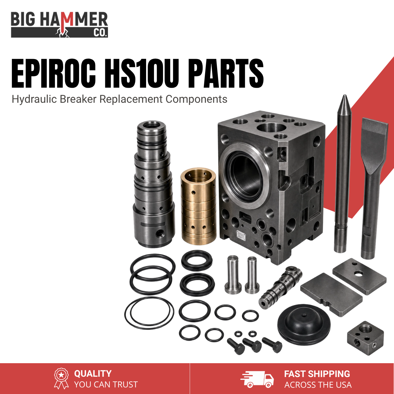 All Parts for Epiroc HS10U Hydraulic Breaker
