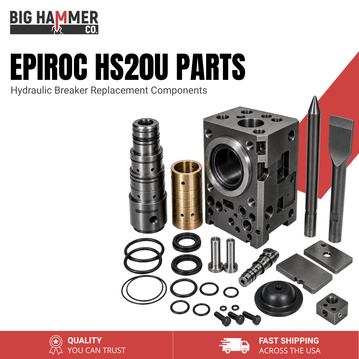 All Parts for Epiroc HS20U Hydraulic Breaker