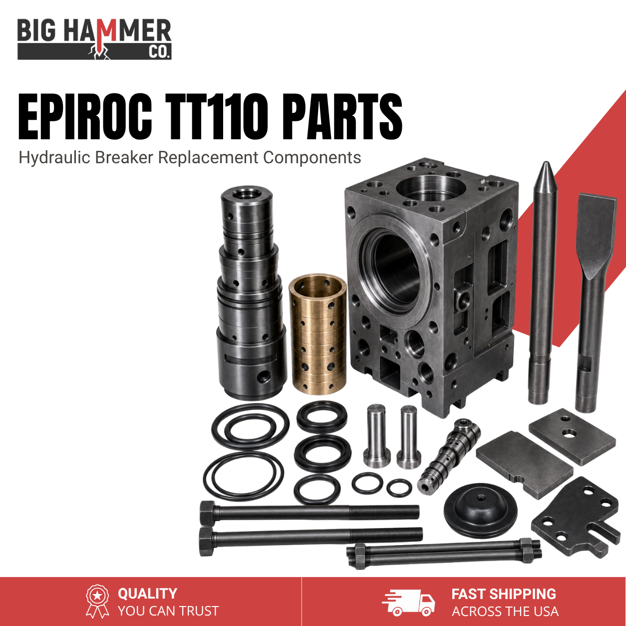 All Parts for Epiroc TT110 Hydraulic Breaker