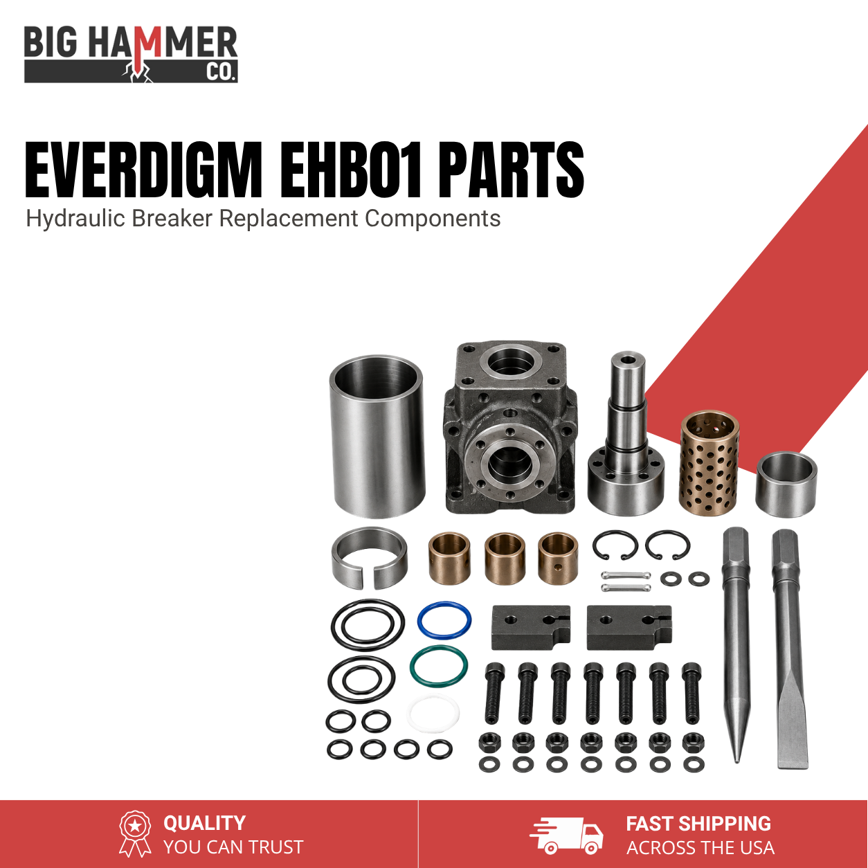 All Parts for Everdigm EHB01 Hydraulic Breaker