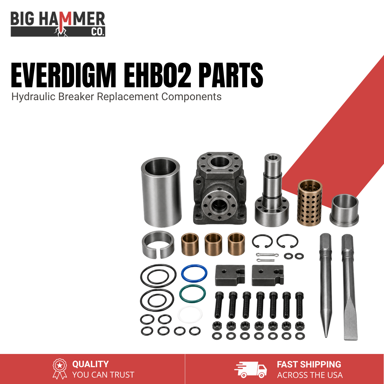 All Parts for Everdigm EHB02 Hydraulic Breaker