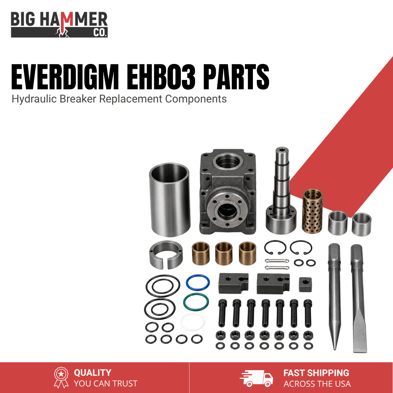All Parts for Everdigm EHB03 Hydraulic Breaker