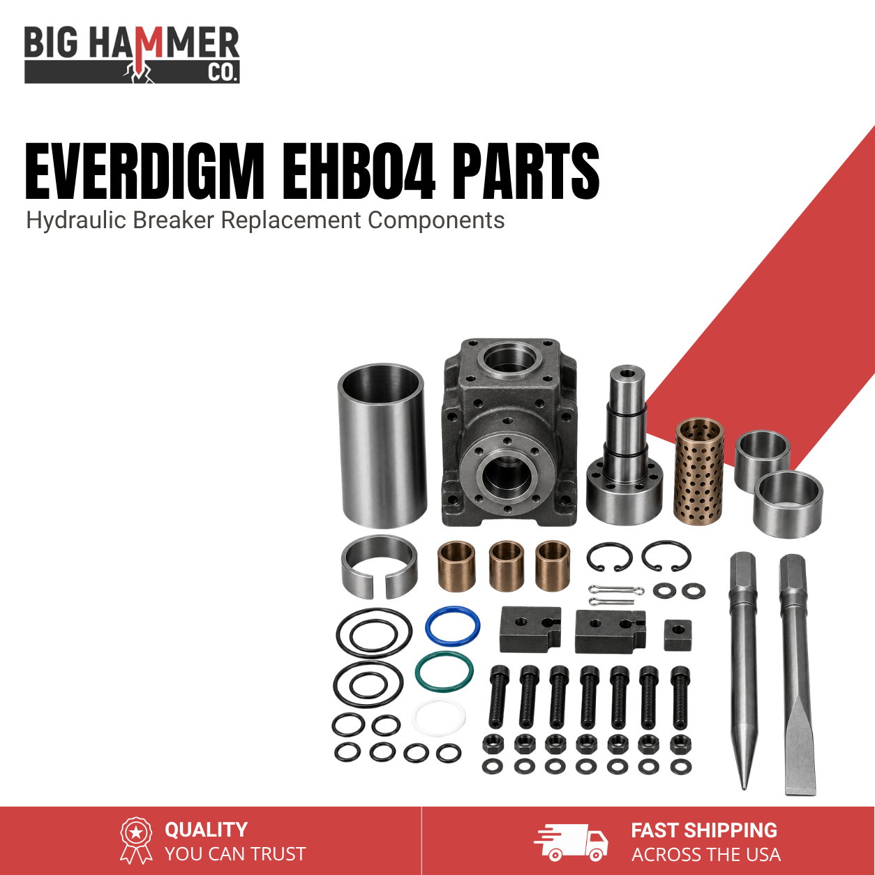 All Parts for Everdigm EHB04 Hydraulic Breaker