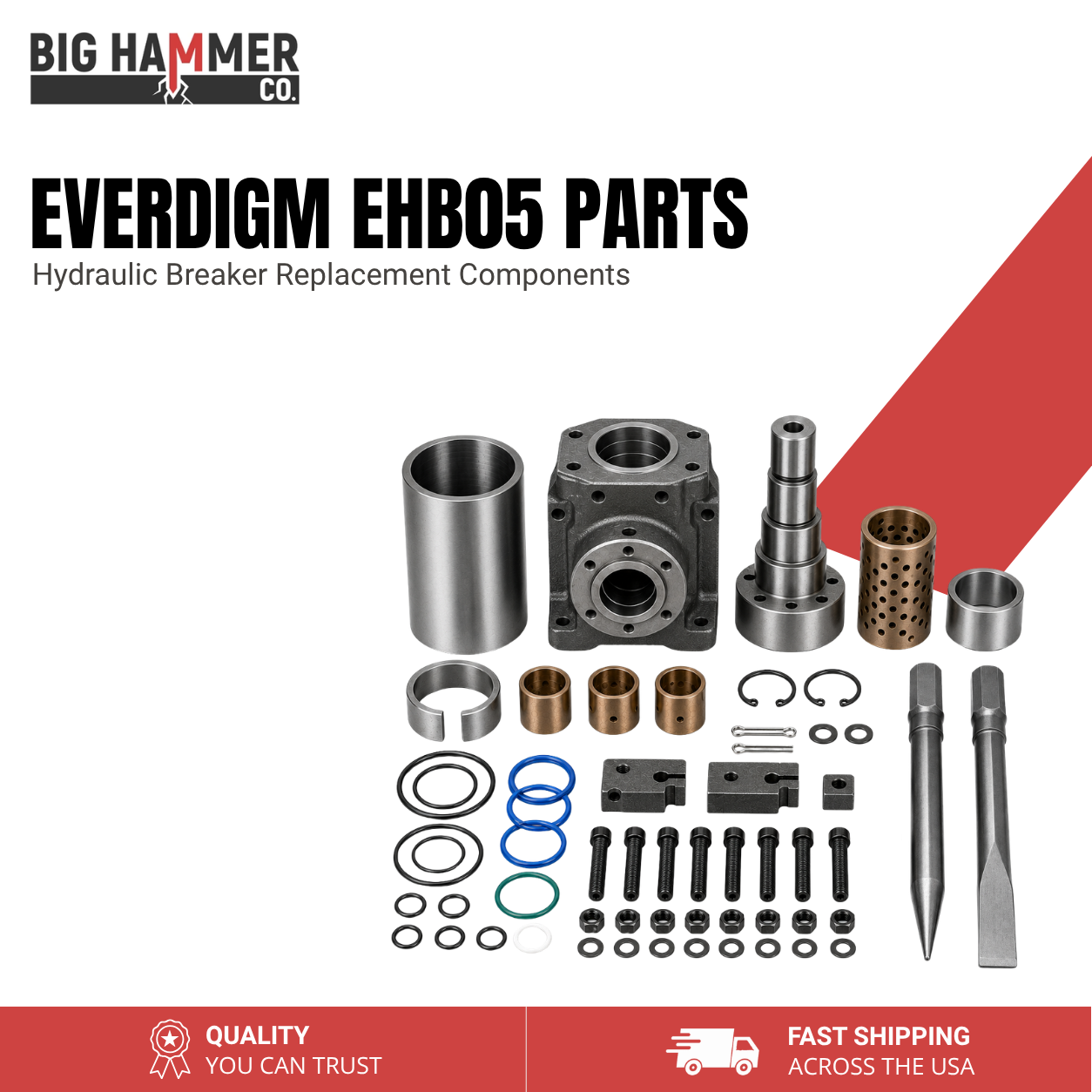 All Parts for Everdigm EHB05 Hydraulic Breaker