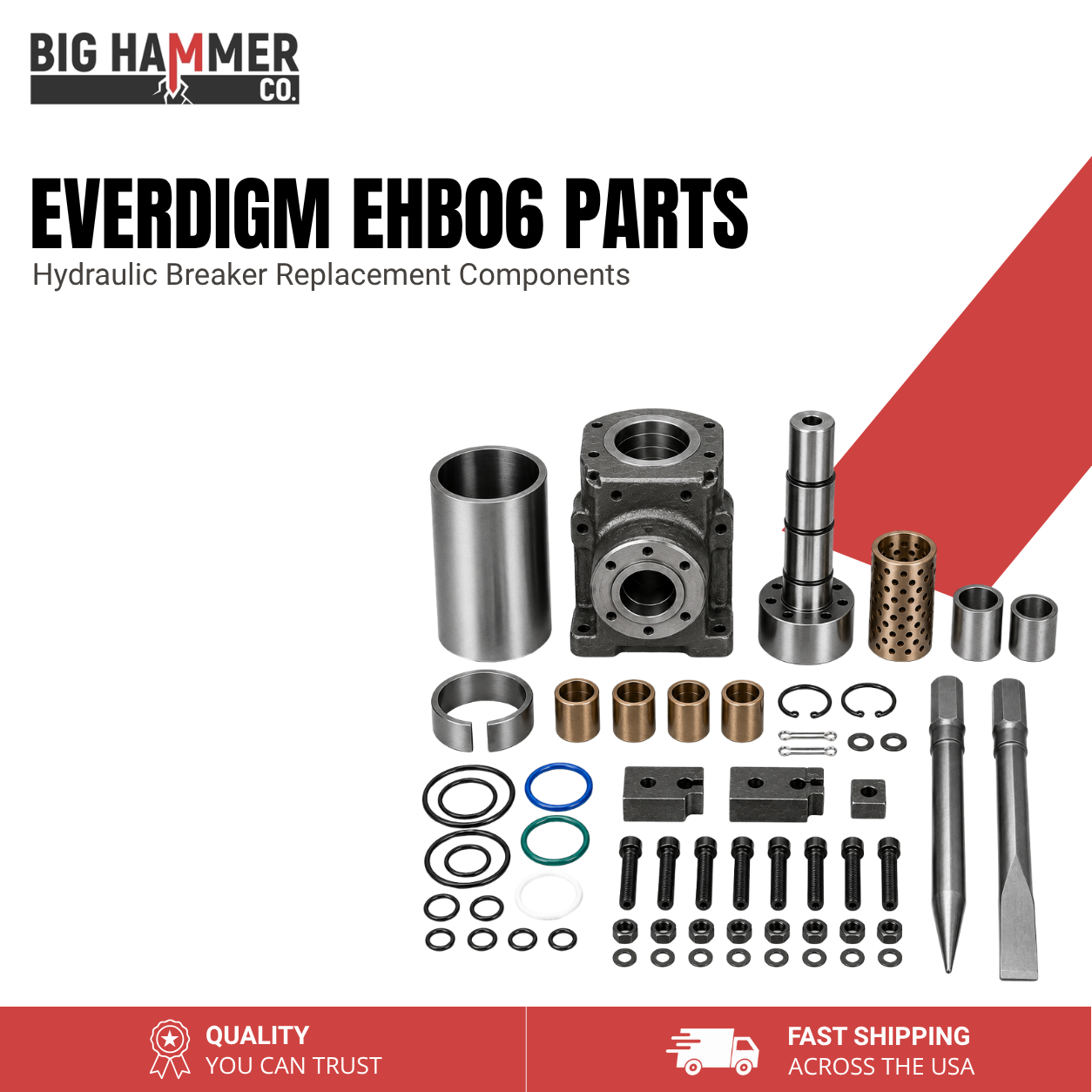 All Parts for Everdigm EHB06 Hydraulic Breaker