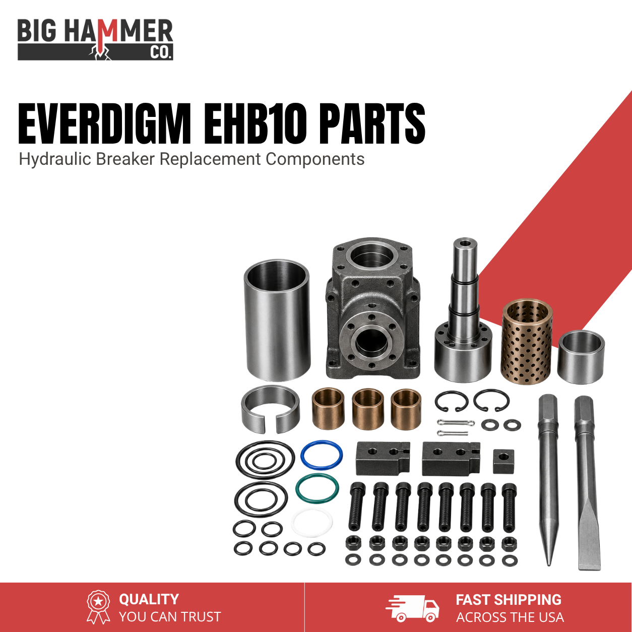 All Parts for Everdigm EHB10 Hydraulic Breaker
