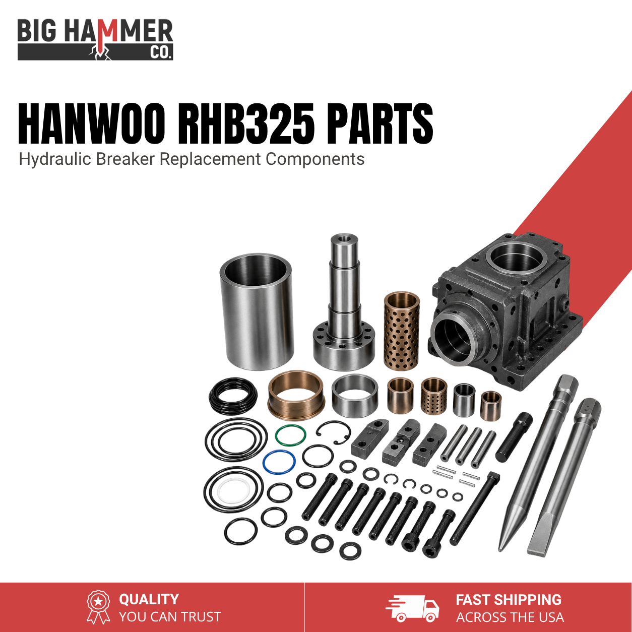 All Parts for Hanwoo RHB325 Hydraulic Breaker