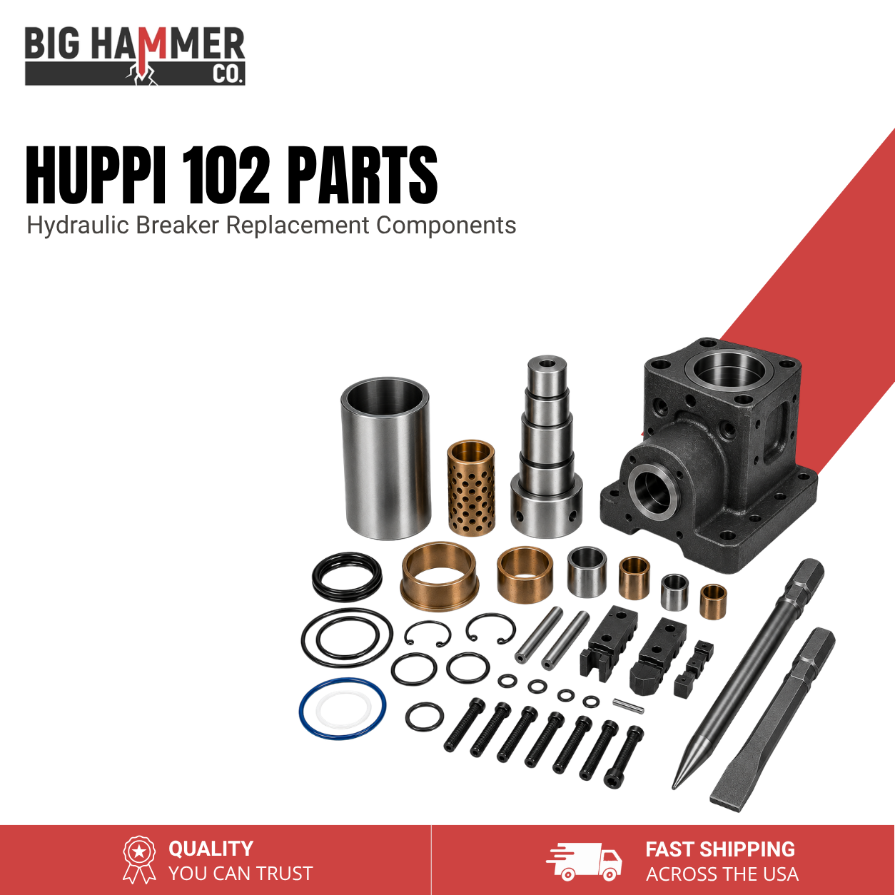 All Parts for Huppi 102 Hydraulic Breaker