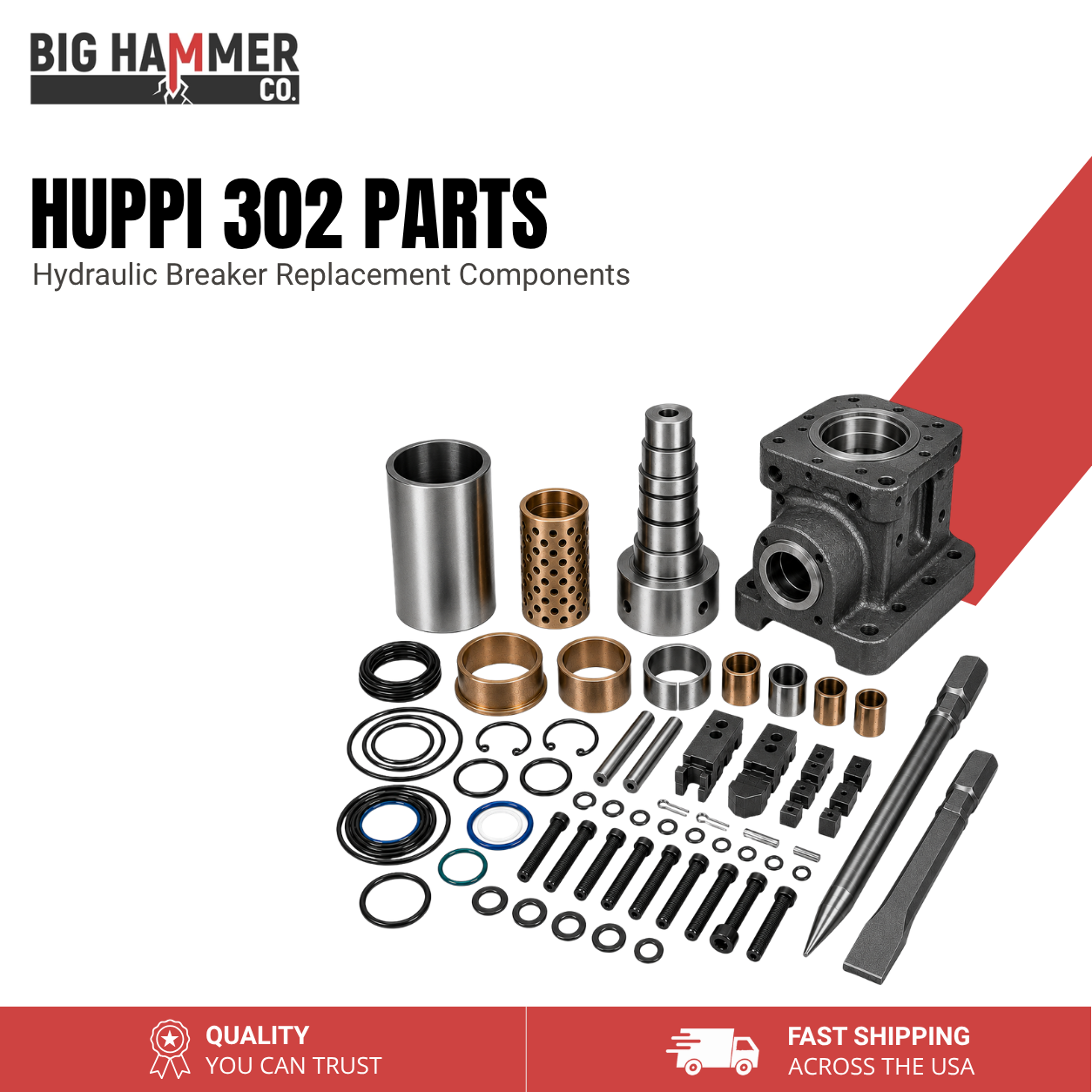All Parts for Huppi 302 Hydraulic Breaker
