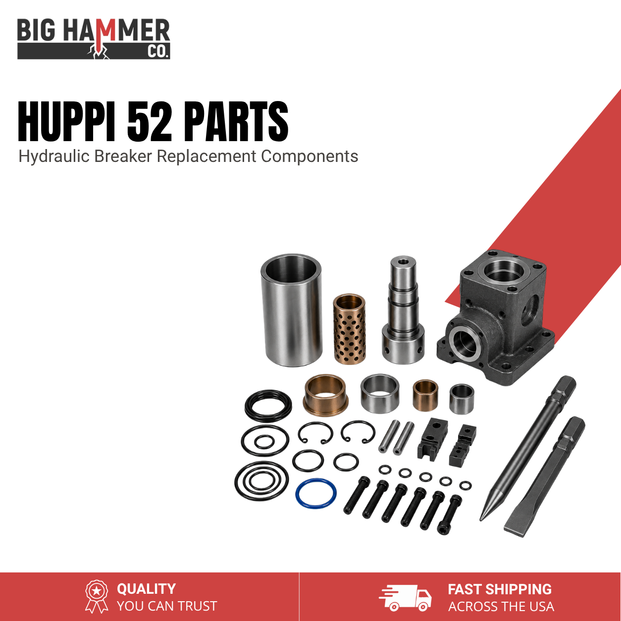 All Parts for Huppi 52 Hydraulic Breaker