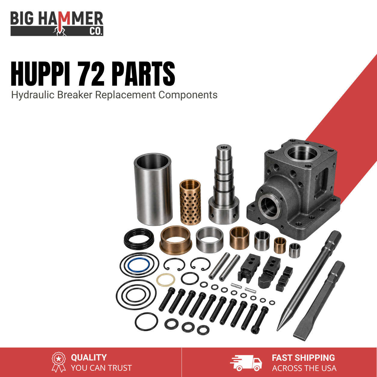 All Parts for Huppi 72 Hydraulic Breaker
