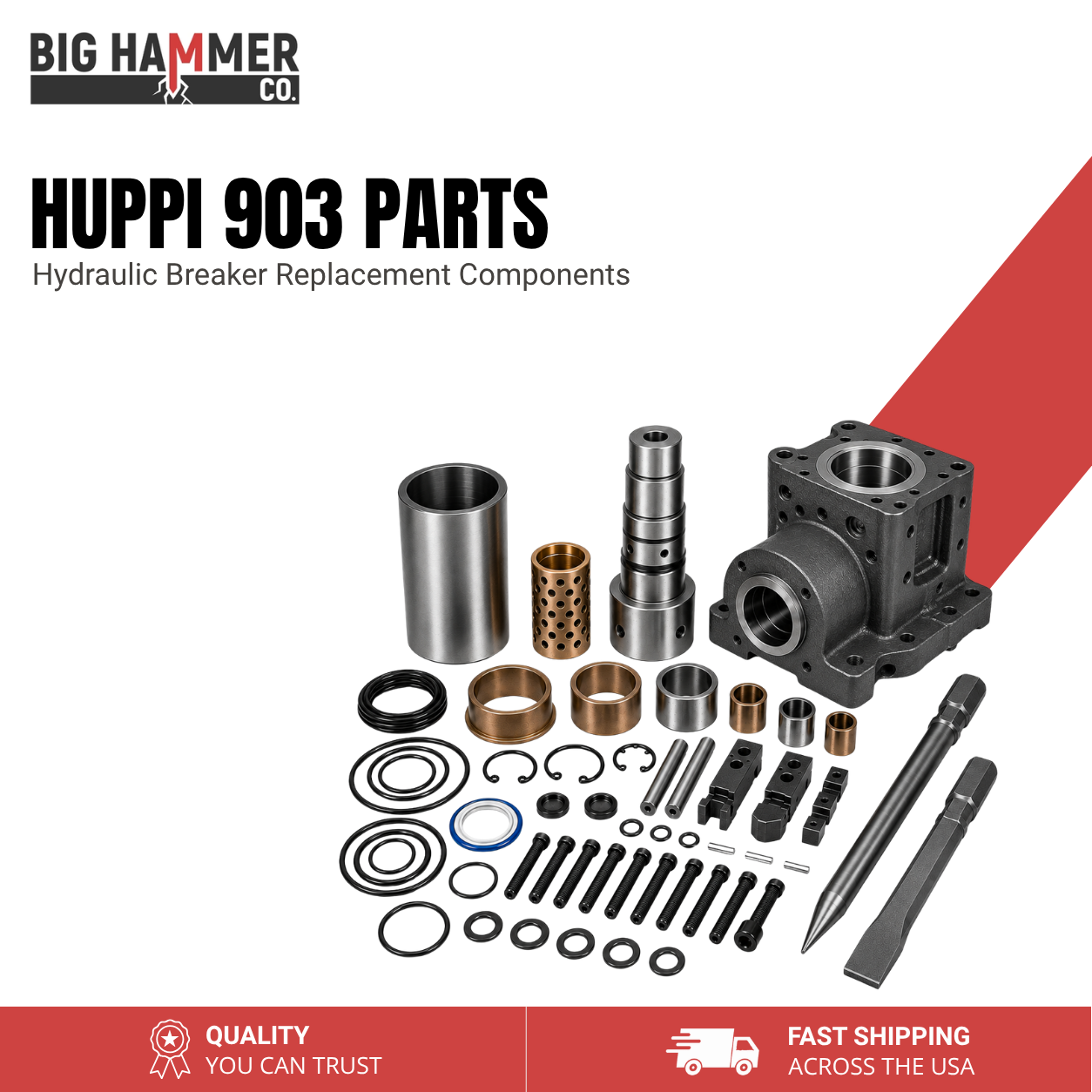 All Parts for Huppi 903 Hydraulic Breaker