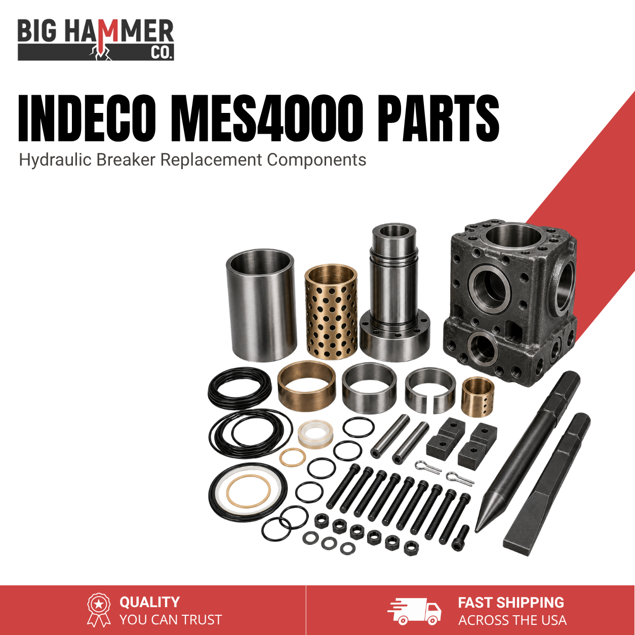 All Parts for Indeco MES4000 Hydraulic Breaker