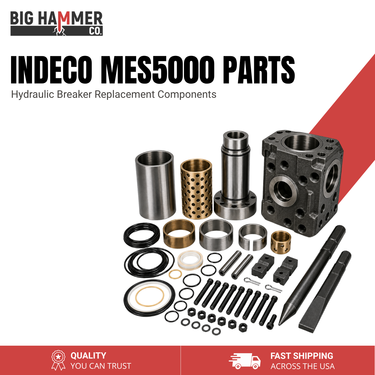 All Parts for Indeco MES5000 Hydraulic Breaker