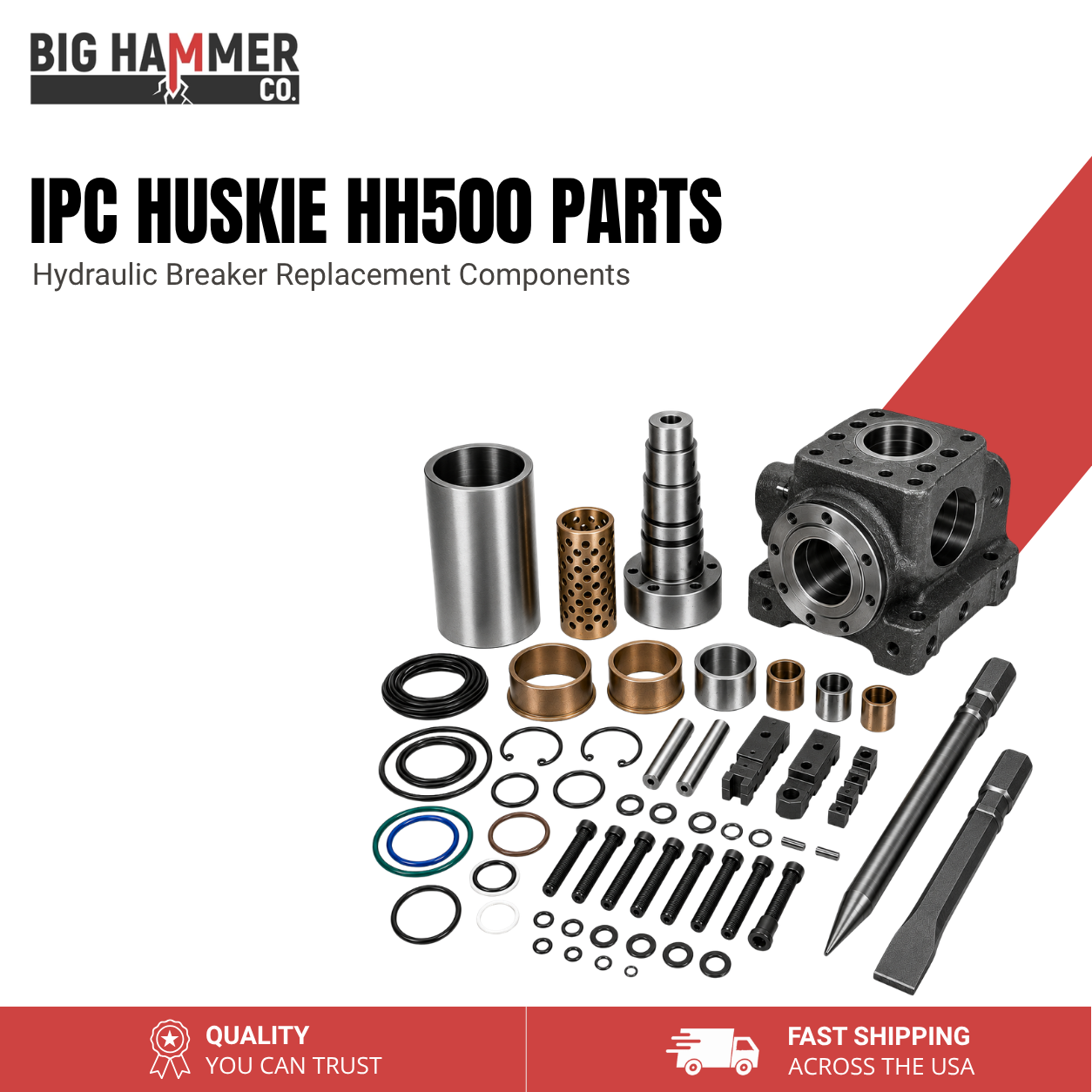 All Parts for IPC Huskie HH500 Hydraulic Breaker