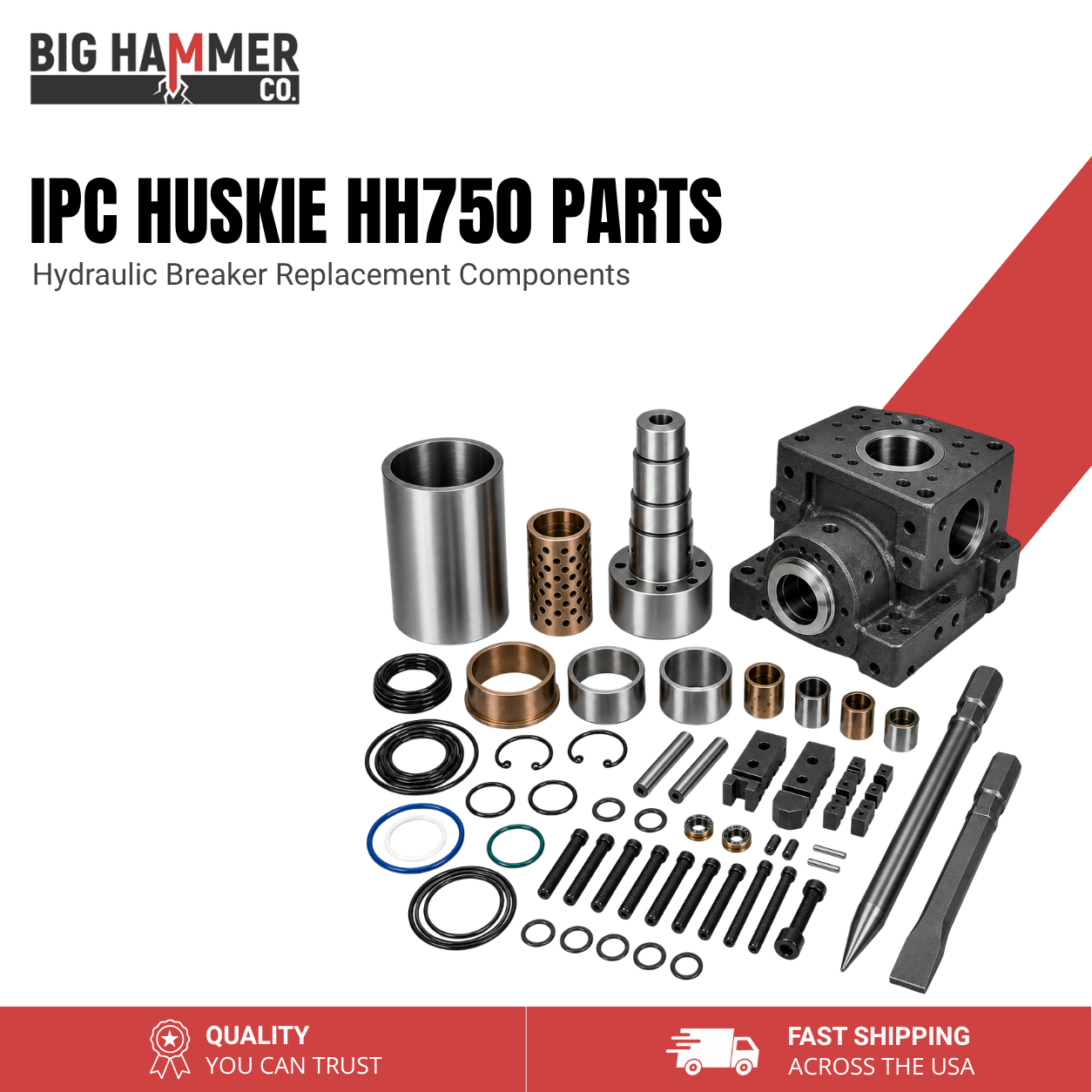 All Parts for Huskie HH750 Hydraulic Breaker