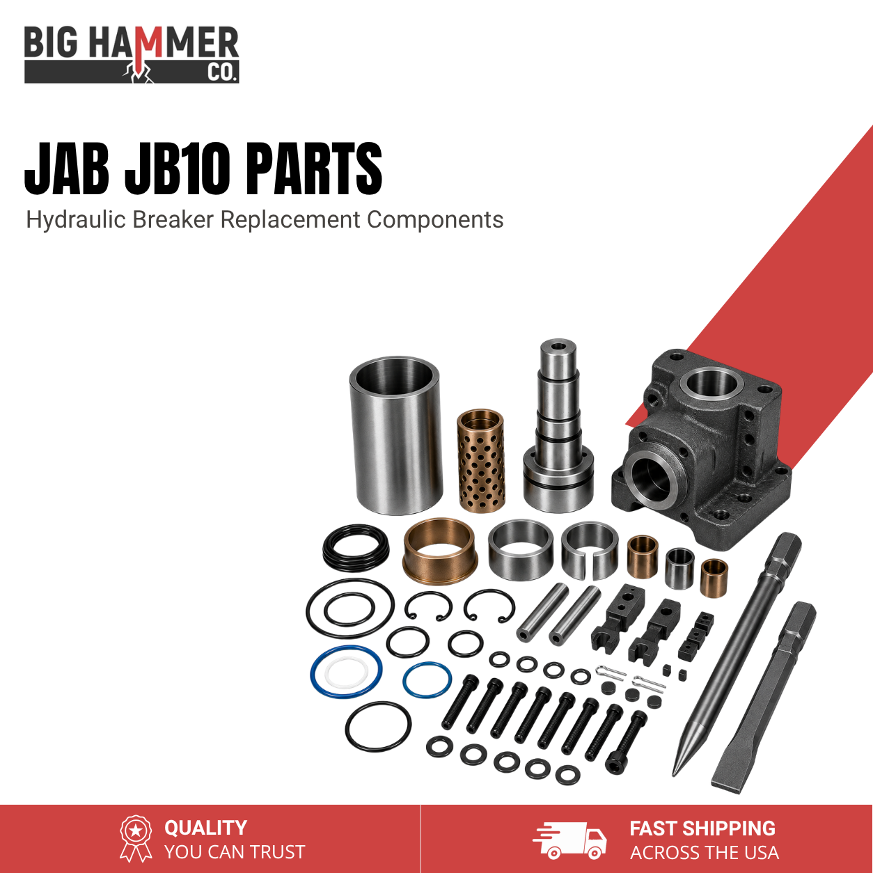 All Parts for Jab JB10 Hydraulic Breaker