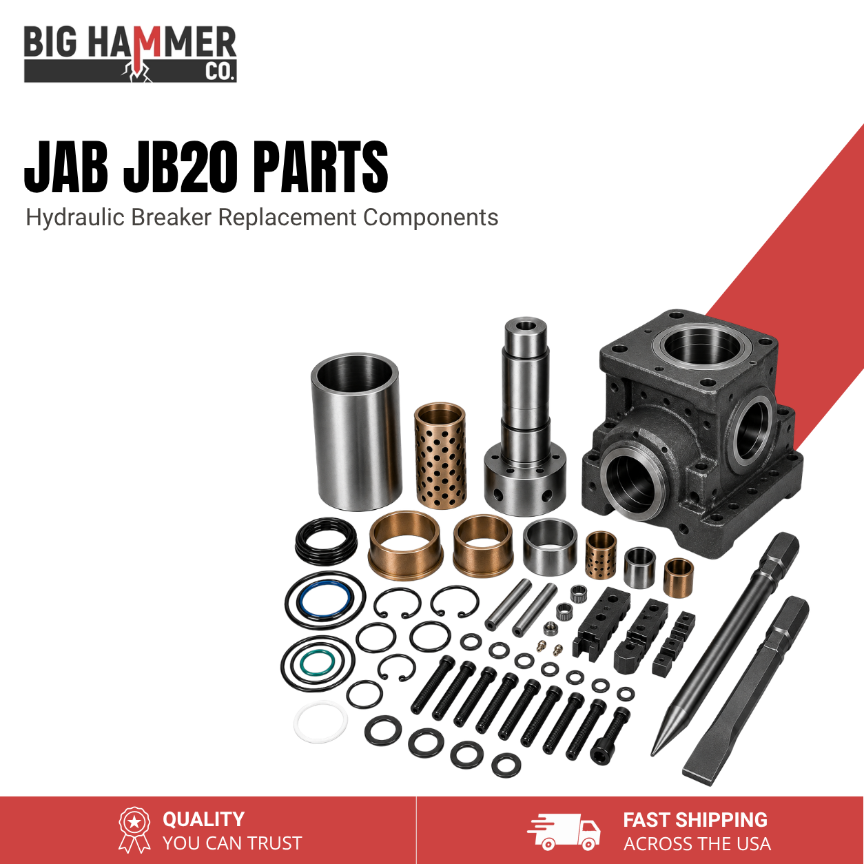 All Parts for Jab JB20 Hydraulic Breaker