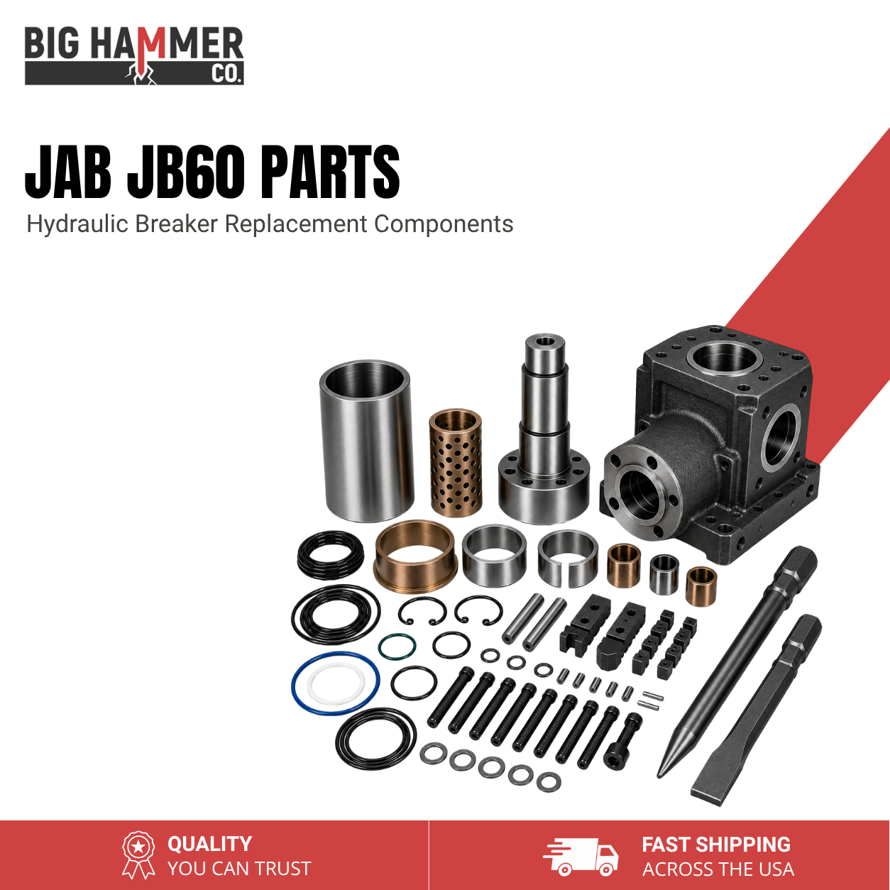 All Parts for Jab JB60 Hydraulic Breaker