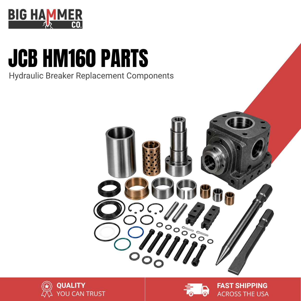 All Parts for JCB HM160 Hydraulic Breaker