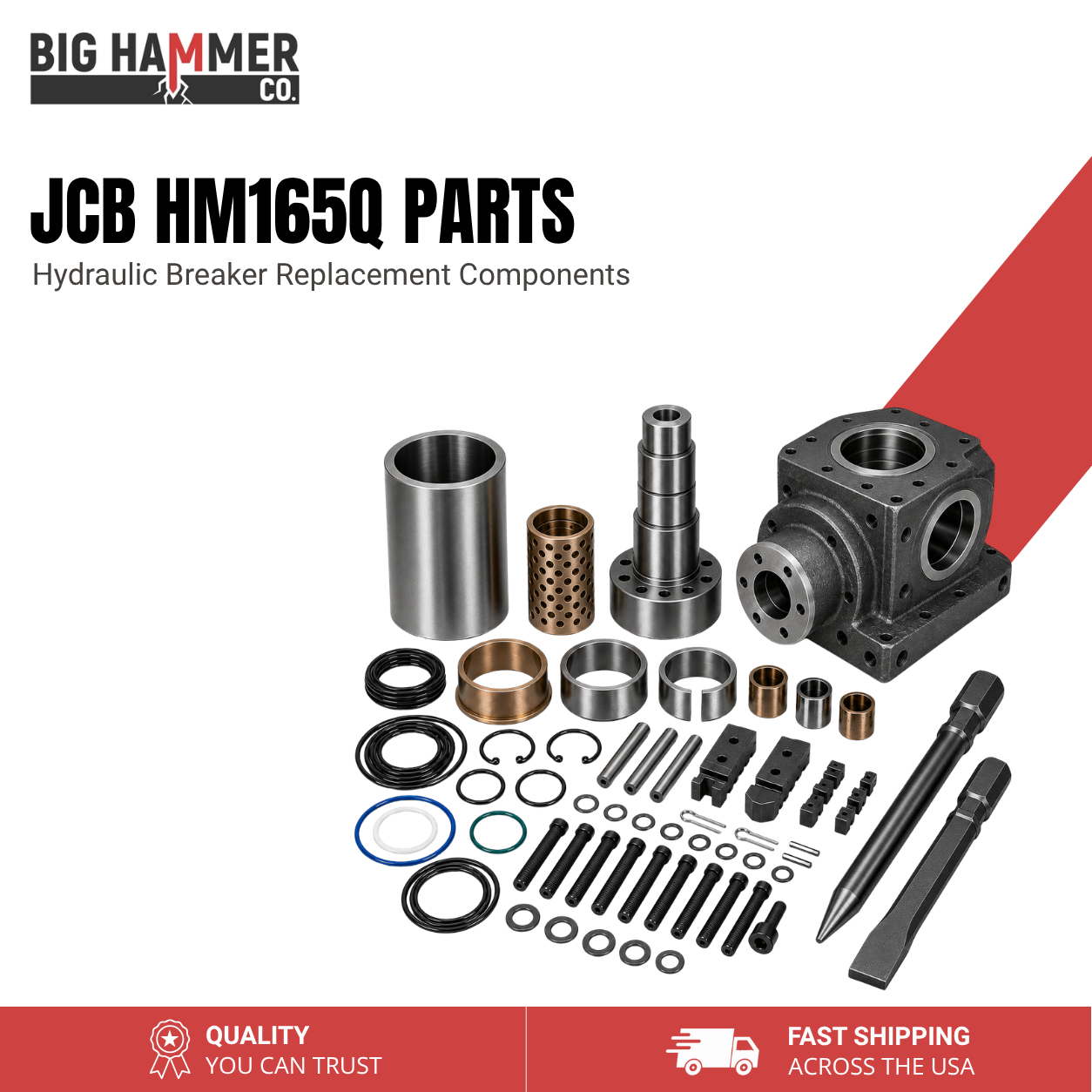 All Parts for JCB HM165Q Hydraulic Breaker