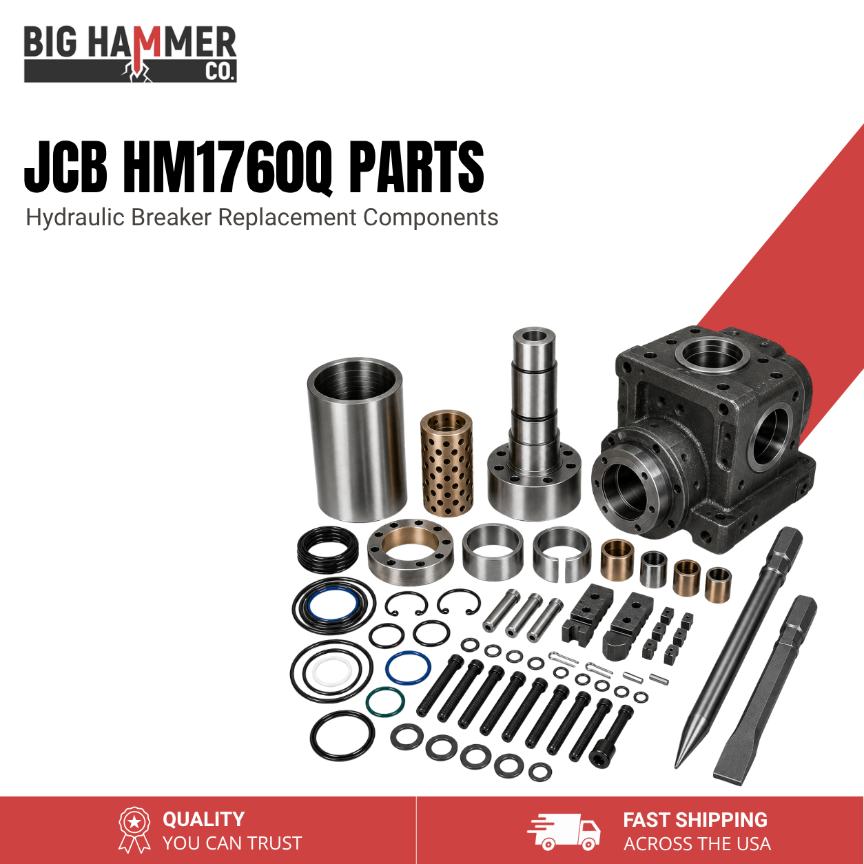 All Parts for JCB HM1760Q Hydraulic Breaker