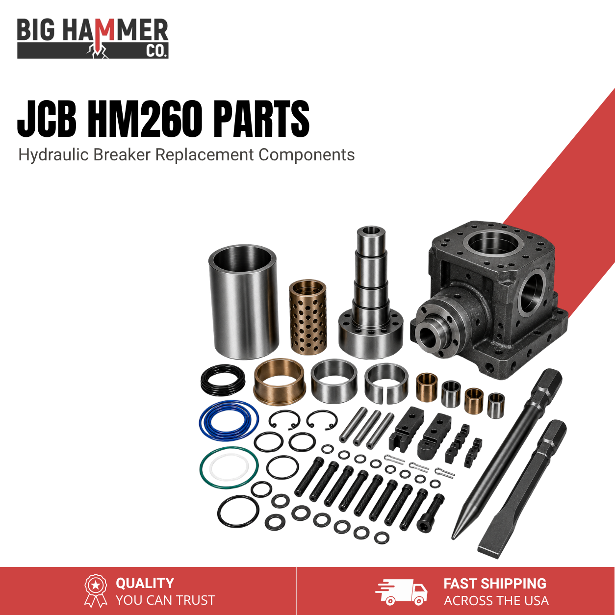 All Parts for JCB HM260 Hydraulic Breaker
