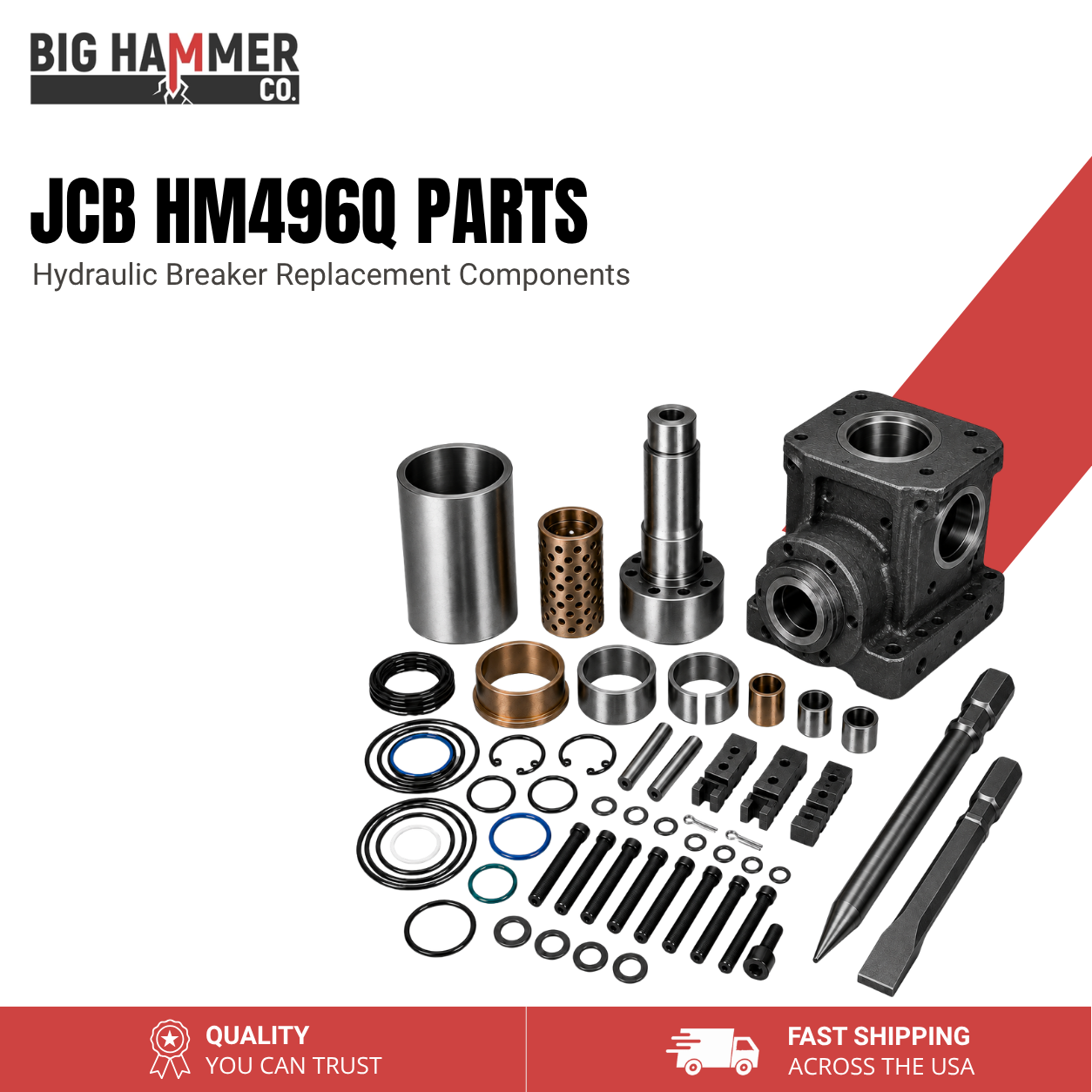 All Parts for JCB HM496Q Hydraulic Breaker