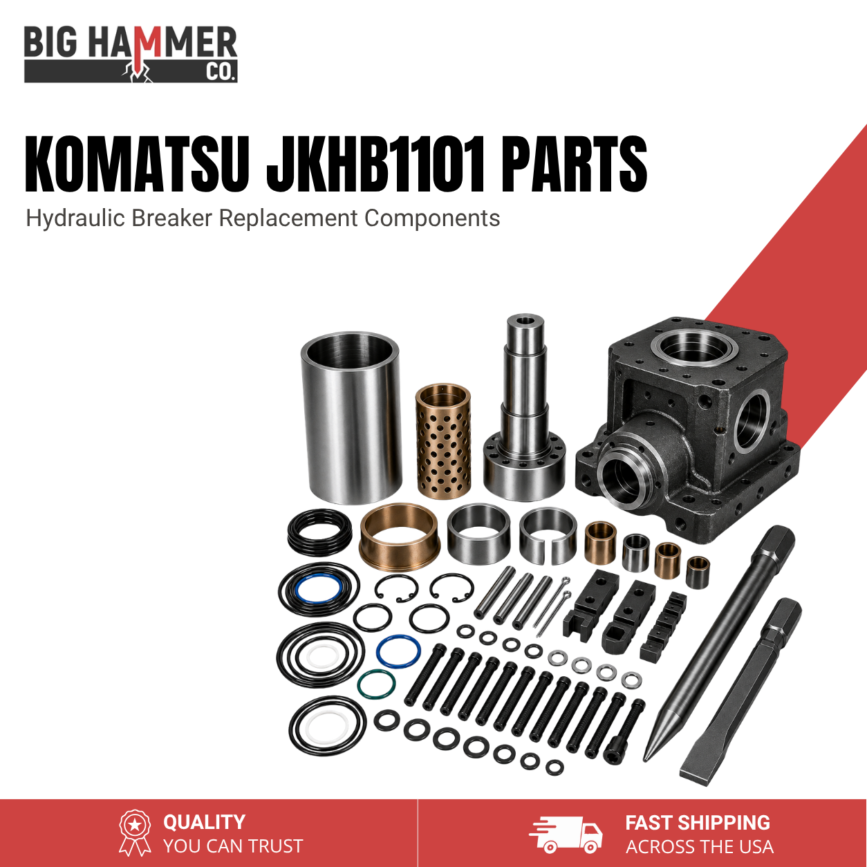 All Parts for Komatsu JKHB1101 Hydraulic Breaker