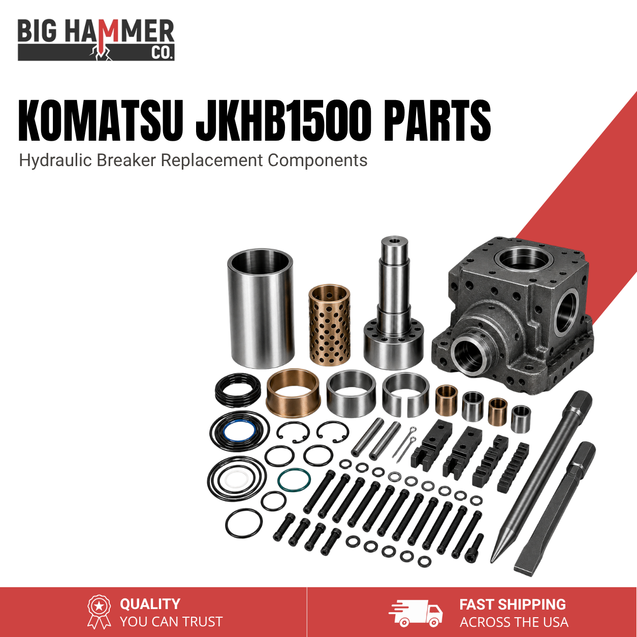All Parts for Komatsu JKHB1500 Hydraulic Breaker