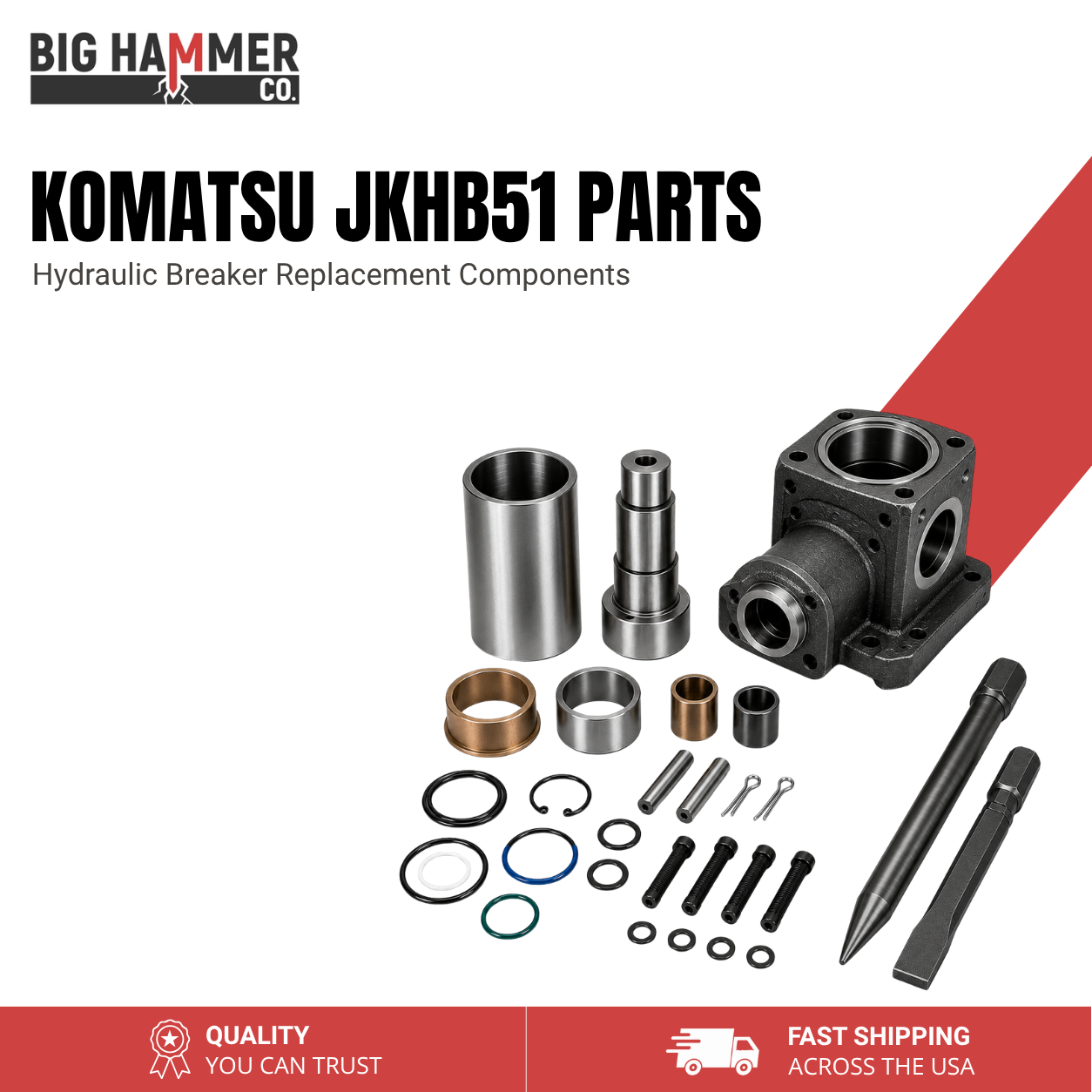 All Parts for Komatsu JKHB51 Hydraulic Breaker