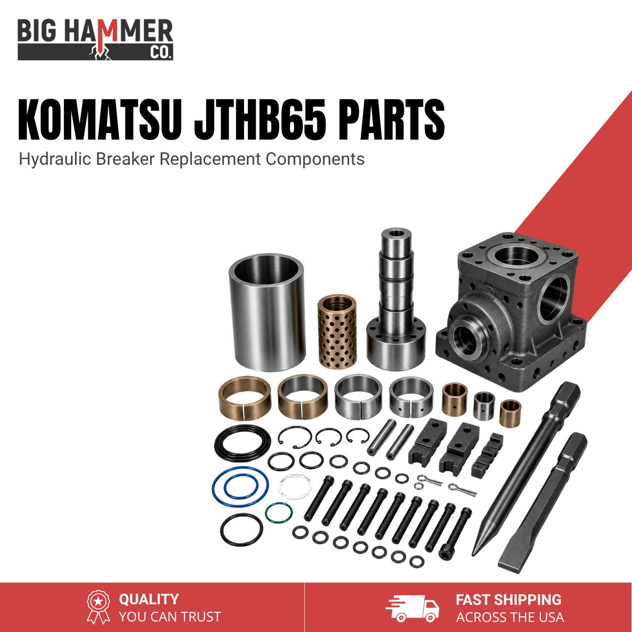 All Parts for Komatsu JTHB65 Hydraulic Breaker